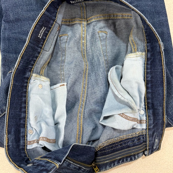 Hollister Women's Blue Denim Slim Straight Leg Jeans Medium Wash - Picture 4 of 8